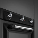 Smeg SF6905N1 Victoria Thermo-Ventilated Single Oven - Black