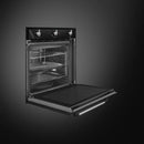 Smeg SF6905N1 Victoria Thermo-Ventilated Single Oven - Black