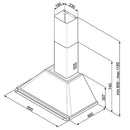 Smeg KTR90XE 90cm Victoria Chimney Hood - Stainless Steel