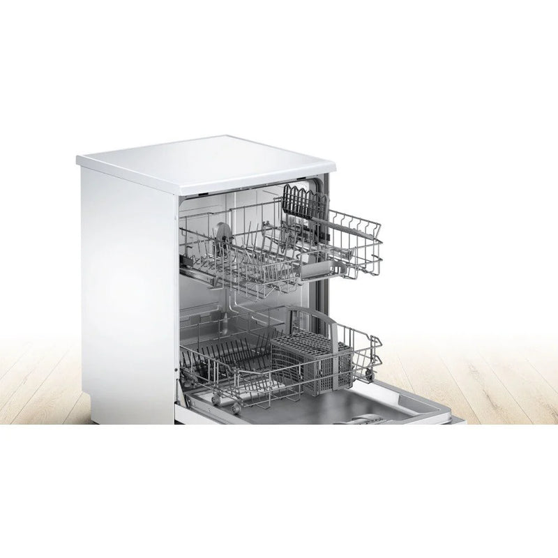 Bosch SMS26AW08G Series 2 12-place setting Freestanding Dishwasher - White [Free 5-year parts & labour guarantee]