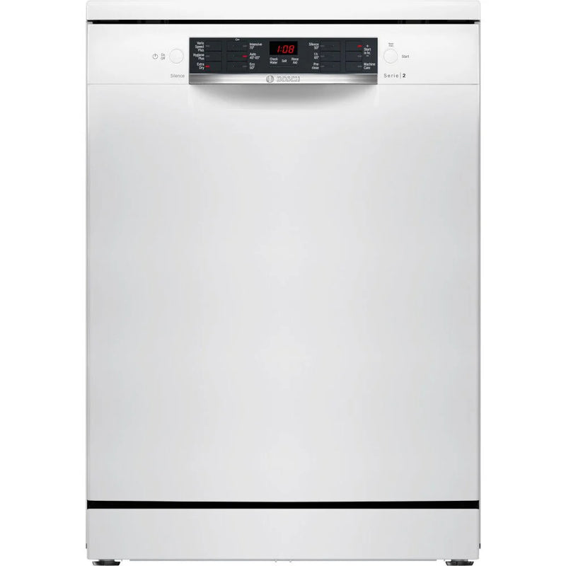 Bosch SMS26AW08G Series 2 12-place setting Freestanding Dishwasher - White [Free 5-year parts & labour guarantee]*contact store for price*