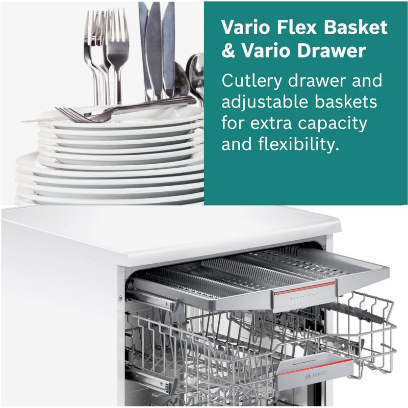 Bosch SMS6ZCI10G Series 6 14-place setting dishwasher - stainless steel [Free 5-year guarantee]*contact store for price*