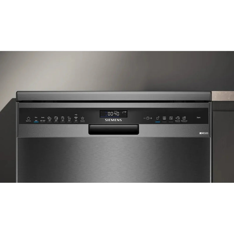 Siemens iQ500 SN25EC13CE 14-place Freestanding Dishwasher - Black Stainless Steel*contact store for price*