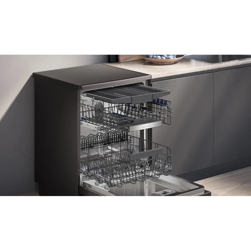 Siemens iQ500 SN25EC13CE 14-place Freestanding Dishwasher - Black Stainless Steel*contact store for price*