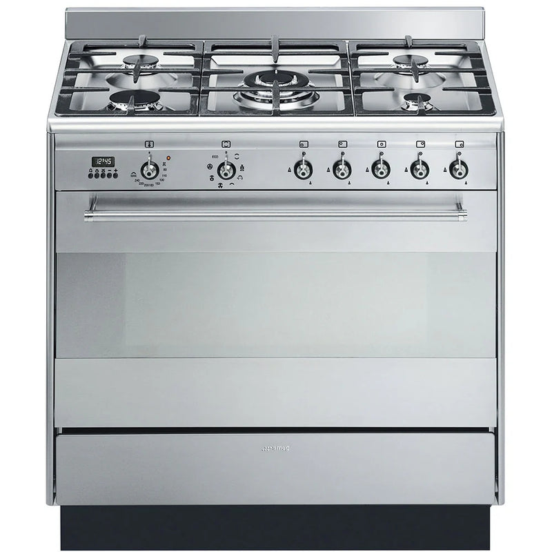 Smeg SUK91MFX9 90cm Concert Dual Fuel Range Cooker - Stainless Steel [AVAILABLE TO ORDER]*contact store for price*