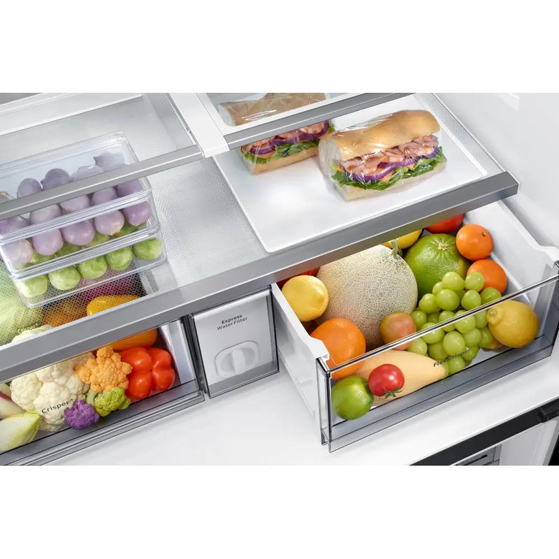 Smasung RF65DG960EB1EU Series 9 French Style Plumbed Fridge Freezer - Black