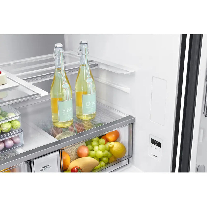 Smasung RF65DG960EB1EU Series 9 French Style Plumbed Fridge Freezer - Black