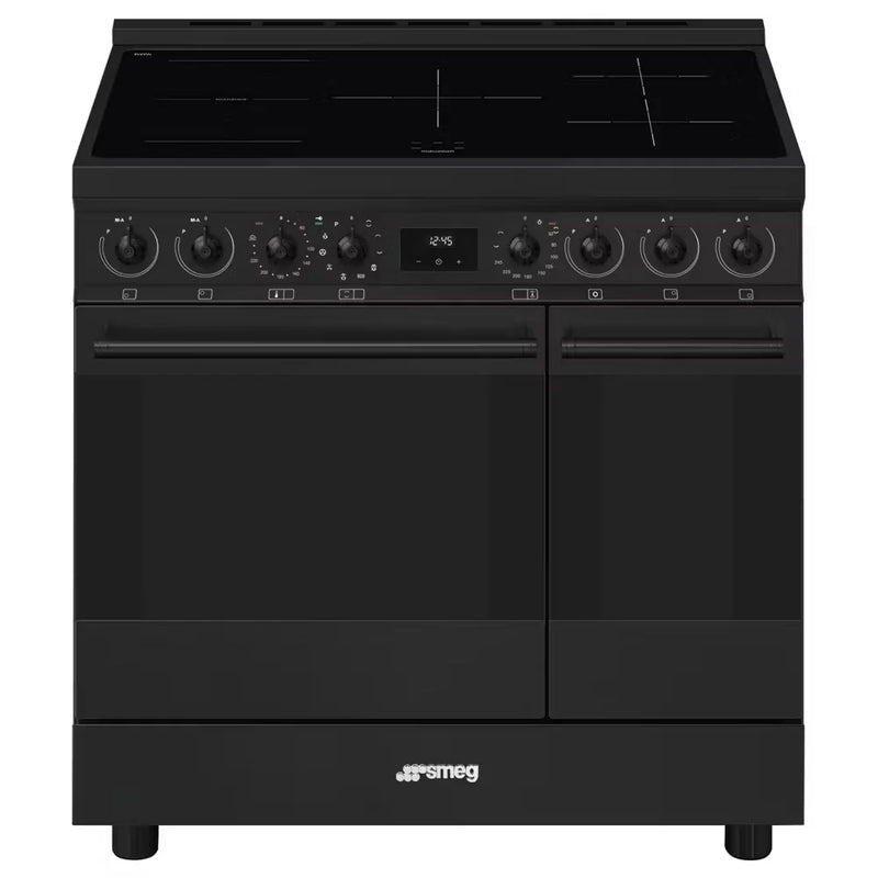 Smeg C92IPN2 90cm Pyrolytic Induction Range Cooker - Matte Black*contact store for price*