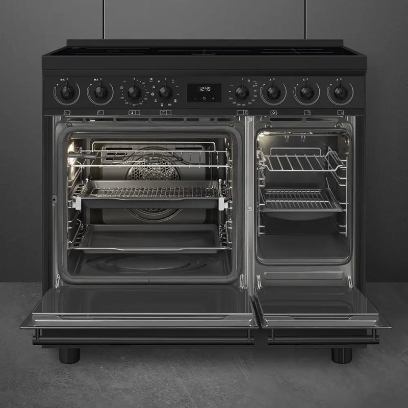 Smeg C92IPN2 90cm Pyrolytic Induction Range Cooker - Matte Black*contact store for price*