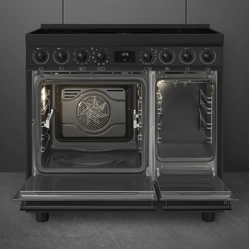 Smeg C92IPN2 90cm Pyrolytic Induction Range Cooker - Matte Black*contact store for price*