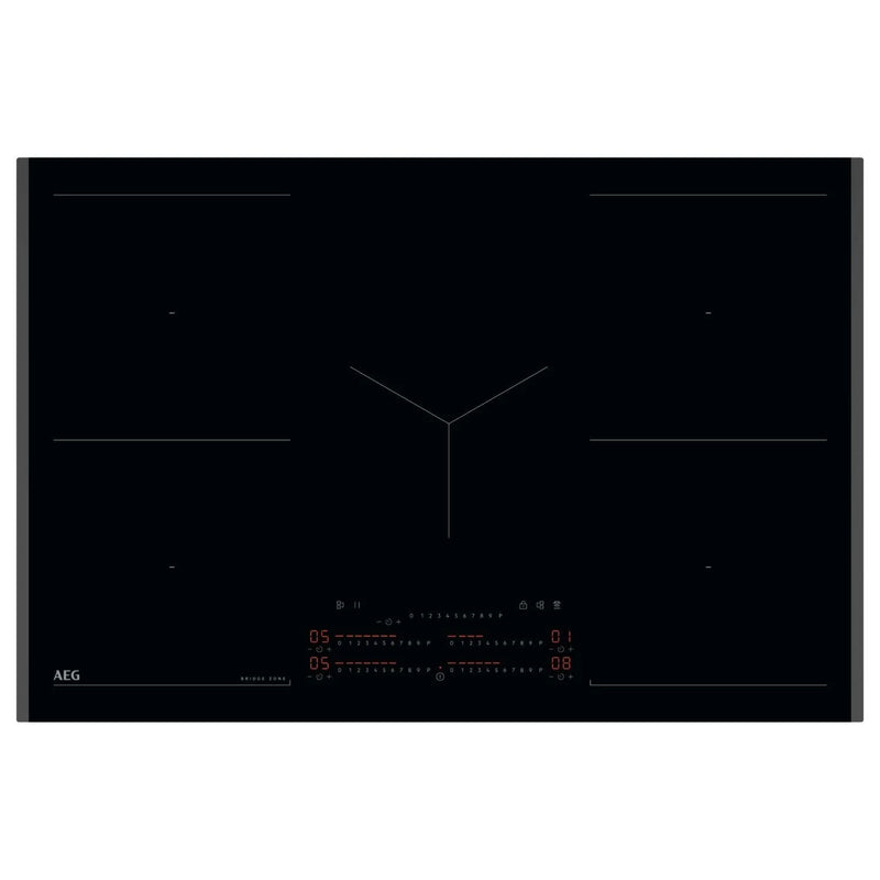 AEG TK85IM00FB 6000 Series 80cm 5 Zone MultiBridge Induction Hob*contact store for price*