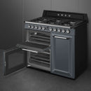 Smeg TR103GR 100cm Victoria Dual Fuel Range Cooker - Slate grey [Free 5-year parts & labour guarantee]*contact store for price*