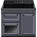 Smeg TR103iGR 100cm Victoria Induction Range Cooker - Slate Grey [Free 5-year parts & labour guarantee]*contact store for price*