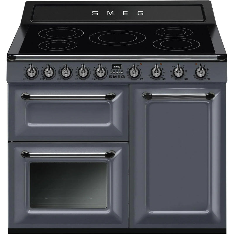 Smeg TR103iGR 100cm Victoria Induction Range Cooker - Slate Grey [Free 5-year parts & labour guarantee]*contact store for price*