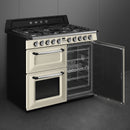 Smeg TR103P 100cm Dual Fuel Victoria Range Cooker - Cream [Free 5-year parts & labour guarantee]*contact store for price*