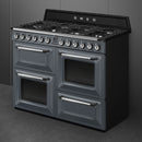 Smeg TR4110GR Victoria 110cm Dual Fuel Range Cooker - Slate Grey [Free 5-year parts & labour guarantee]*contact store for price*