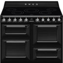 Smeg TR4110IBL2 110cm Victoria Range Cooker with Induction Hob - Black [Free 5-year parts & labour guarantee]*contact store for price*