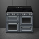 Smeg TR4110IGR2 110cm Victoria Induction Range Cooker - Slate Grey