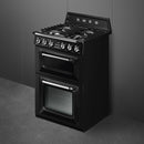 Smeg TR62BL Victoria style 60cm Dual Fuel Cooker - Black