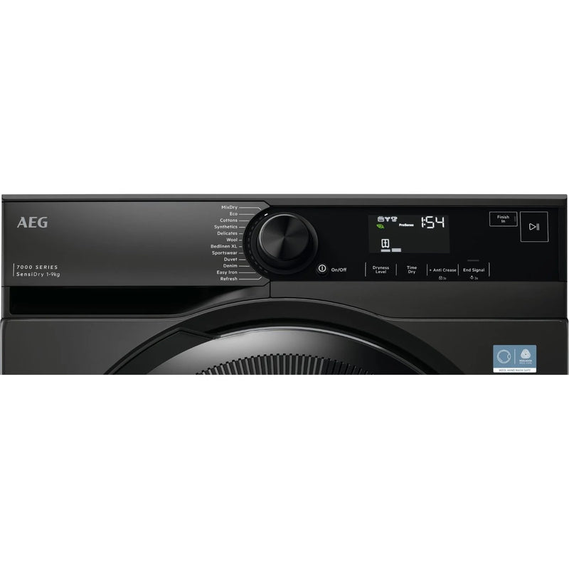 AEG TR749GU4B 7000 SensiDry® 9kg Heat Pump Tumble dryer - Black*contact store for price*