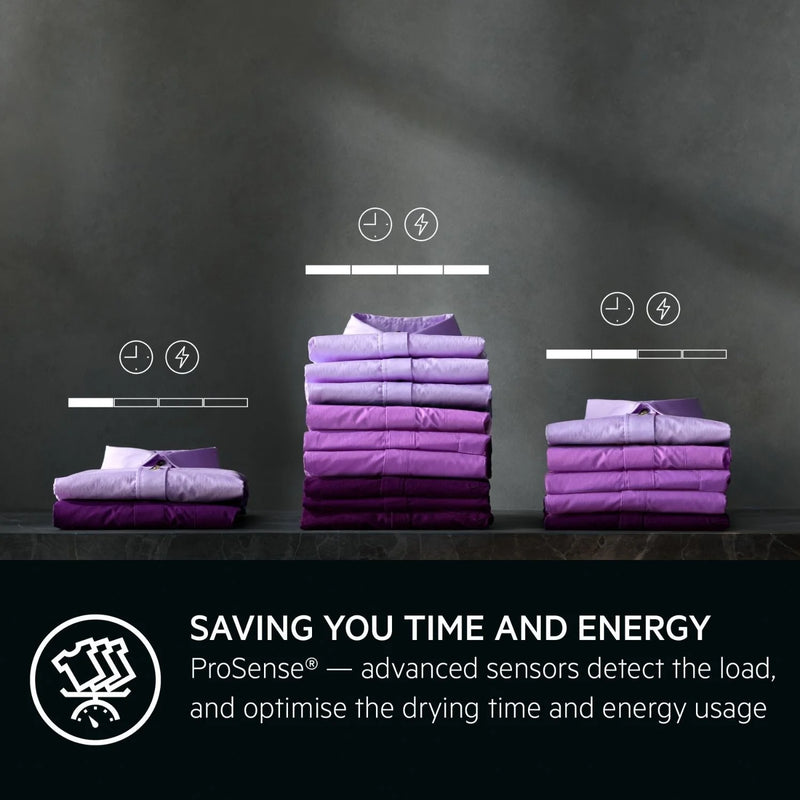 AEG TR749GU4B 7000 SensiDry® 9kg Heat Pump Tumble dryer - Black*contact store for price*