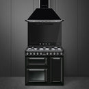 Smeg TR93BL Victoria Dual Fuel Range Cooker - Gloss Black [last one]