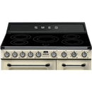 Smeg TR93IP2 Victoria 90cm Electric Range Cooker Induction Hob - Cream