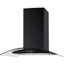 CATA UBSCG60BK 60cm Chimney Cooker Hood - Black