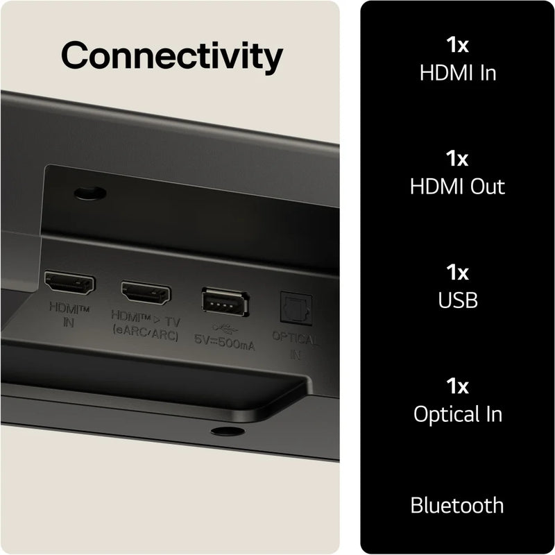 LG US70TY 3.1.1Ch 400 WATTS Dolby Atmos Soundbar