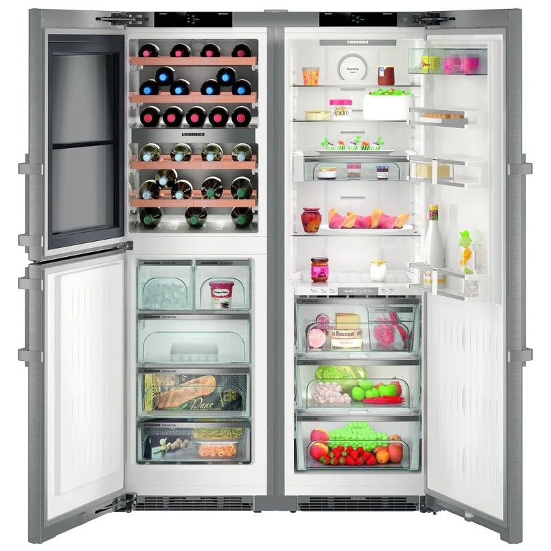 Liebherr SBSes8496 PremiumPlus BioFresh side by side fridge & freezer with wine cooler compartment [last one]*contact store for price*