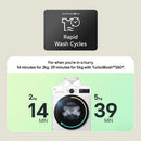 LG W2X5085TLB 8kg/5kg Series 3 AI DD™ Washer dryer - White