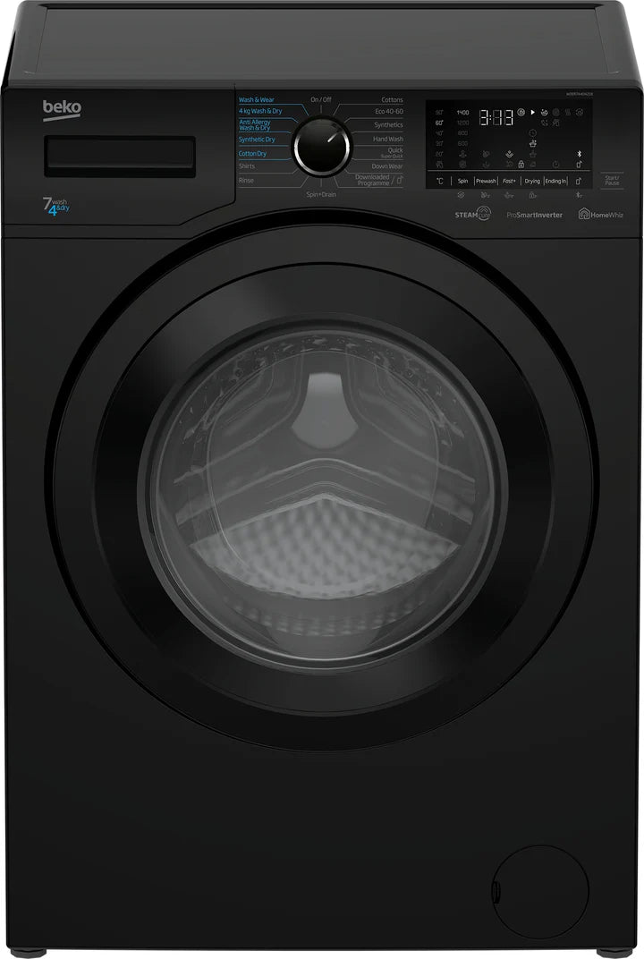 Beko WDER7440421B 7kg/4kg 1400rpm Washer Dryer - Black