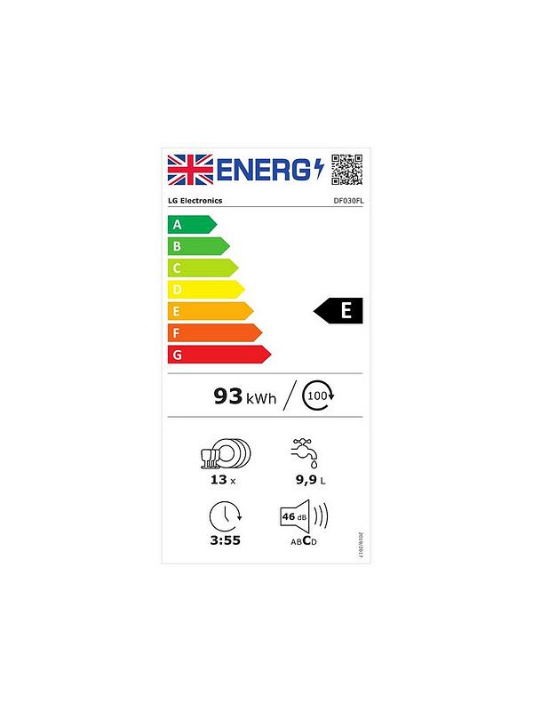 LG DF030FL 13-place setting Freestanding dishwasher - Silver*contact store for price*