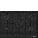Smeg Classic PX375MB 75CM Gas Hob - Matte Black
