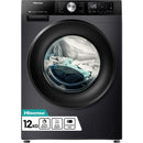 Hisense WF3S1243BB3 3S Series 12kg 1400rpm Washing Machine - Black
