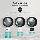 Hisense WF3S1243BB3 3S Series 12kg 1400rpm Washing Machine - Black