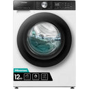 Hisense WF5S1245BW 5S Series Auto Dosing 12kg 1400rpm Washing Machine - White