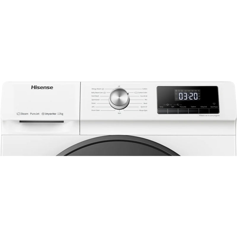 Hisense WFQA1214EVJM 12kg 1400rpm Washing Machine - White