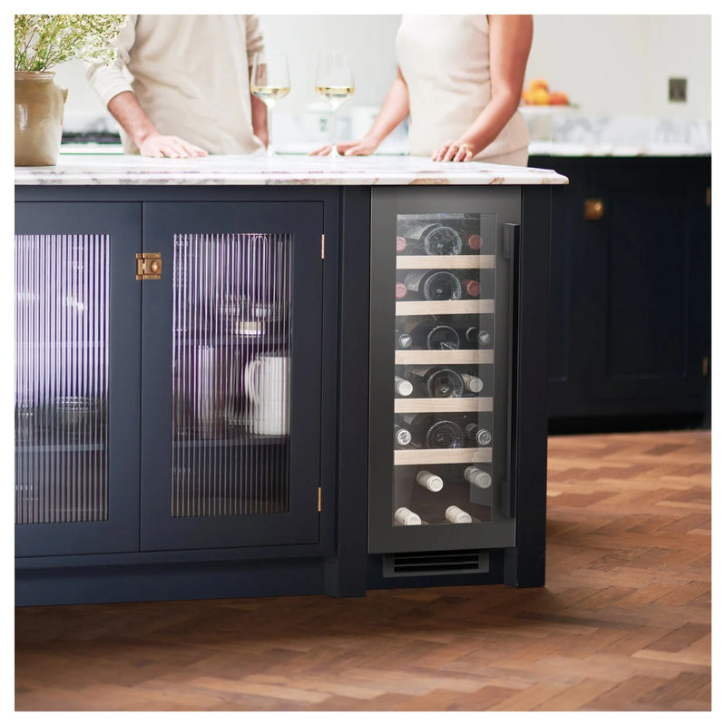 Caple WI3125GM 30cm Undercounter Single Zone Gun Metal Wine Cooler*contact store for price*
