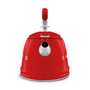 Smeg WKF01RD Retro Style Whistling Kettle - Red