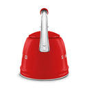 Smeg WKF01RD Retro Style Whistling Kettle - Red