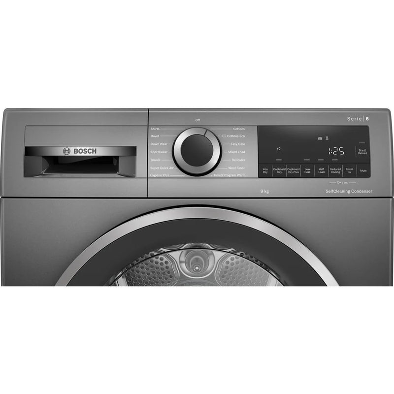 Bosch WQG245R9GB 9Kg Heat Pump Tumble Dryer - Graphite [Free 5-year guarantee] Price : £749.00