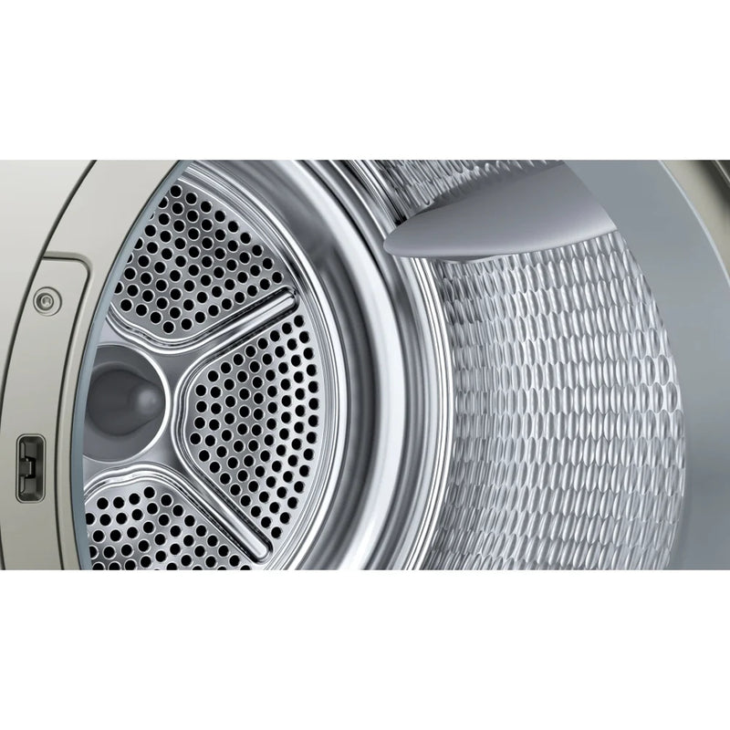 Bosch WQG245S9GB Series 6 9kg Heat Pump Tumble Dryer - Silver Inox [Free 5-year parts & labour guarantee]  *Contact store for pricing*