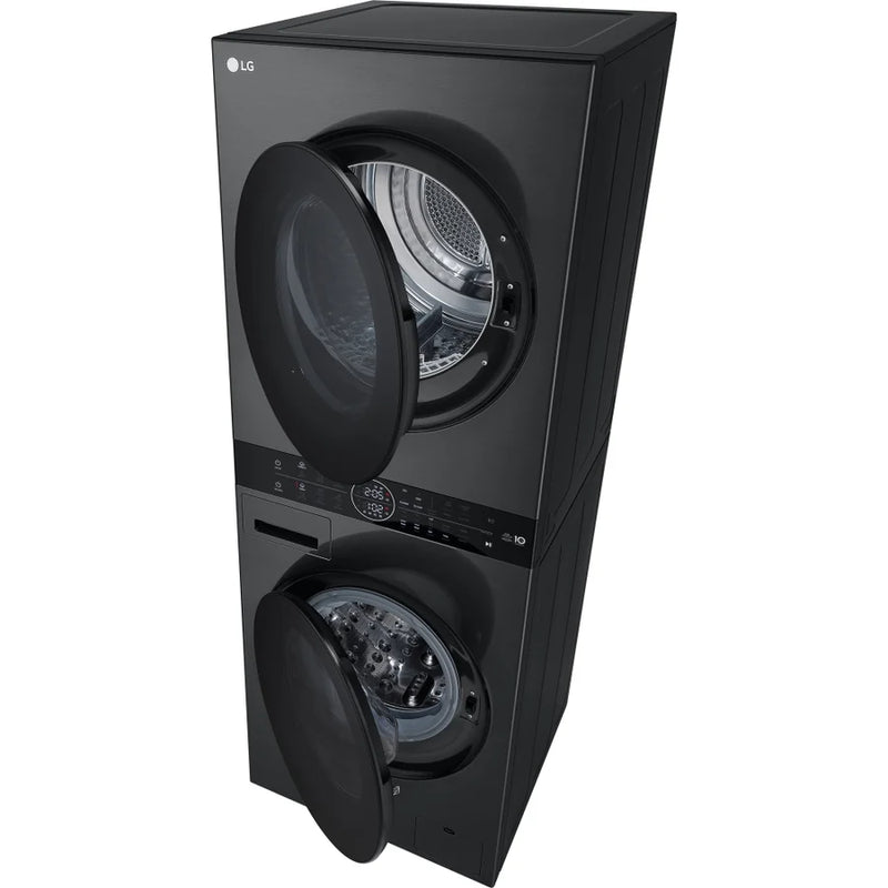 LG WT1210BBTN1 12kg/10kg 1400rpm Wash Tower - Black [Free 5-year parts & labour guarantee]