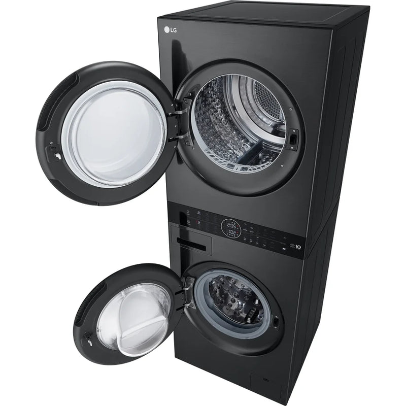 LG WT1210BBTN1 12kg/10kg 1400rpm Wash Tower - Black [Free 5-year parts & labour guarantee]