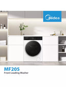 MIdea MF205W100WBA30/W-UK 10kg 1400rpm Washing Machine - White