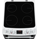 Zanussi ZCV46250WA 55cm Electric Cooker with Ceramic Hob - White*contact store for price*