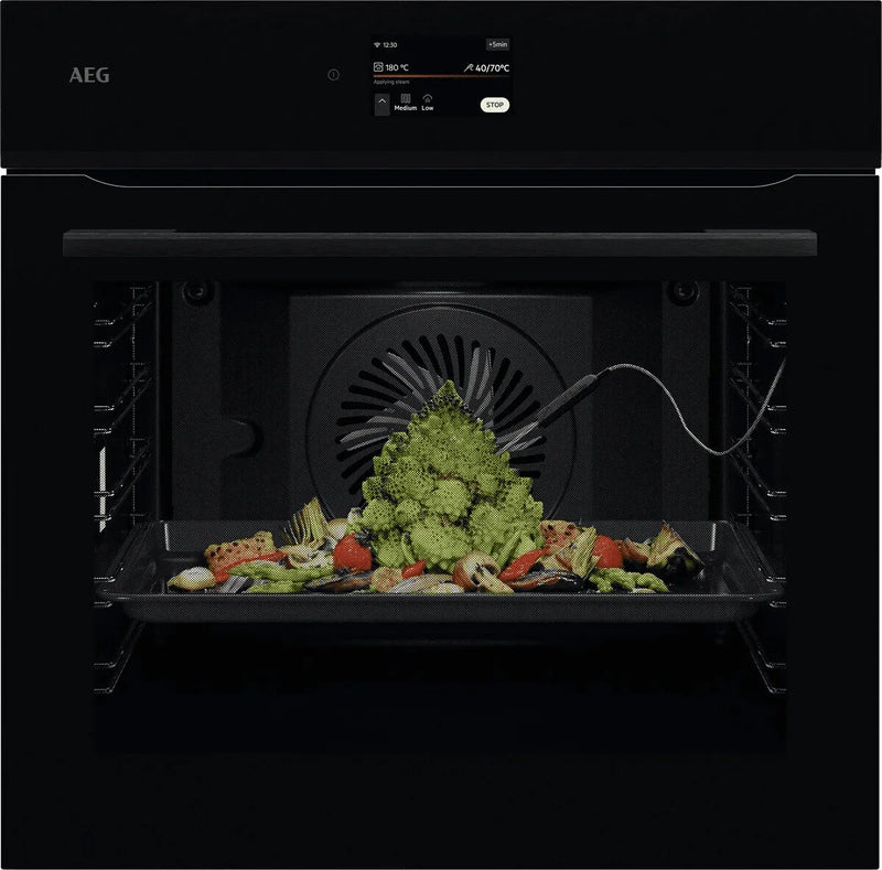 AEG NBE7P731AB 7000 Series MealAssist Pyrolytic Single oven - Black