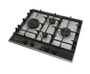 Haier HAHG6D5XH 60cm Gas 4 Burner Gas Hob - Stainless steel