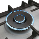 Haier HAHG6D5XH 60cm Gas 4 Burner Gas Hob - Stainless steel
